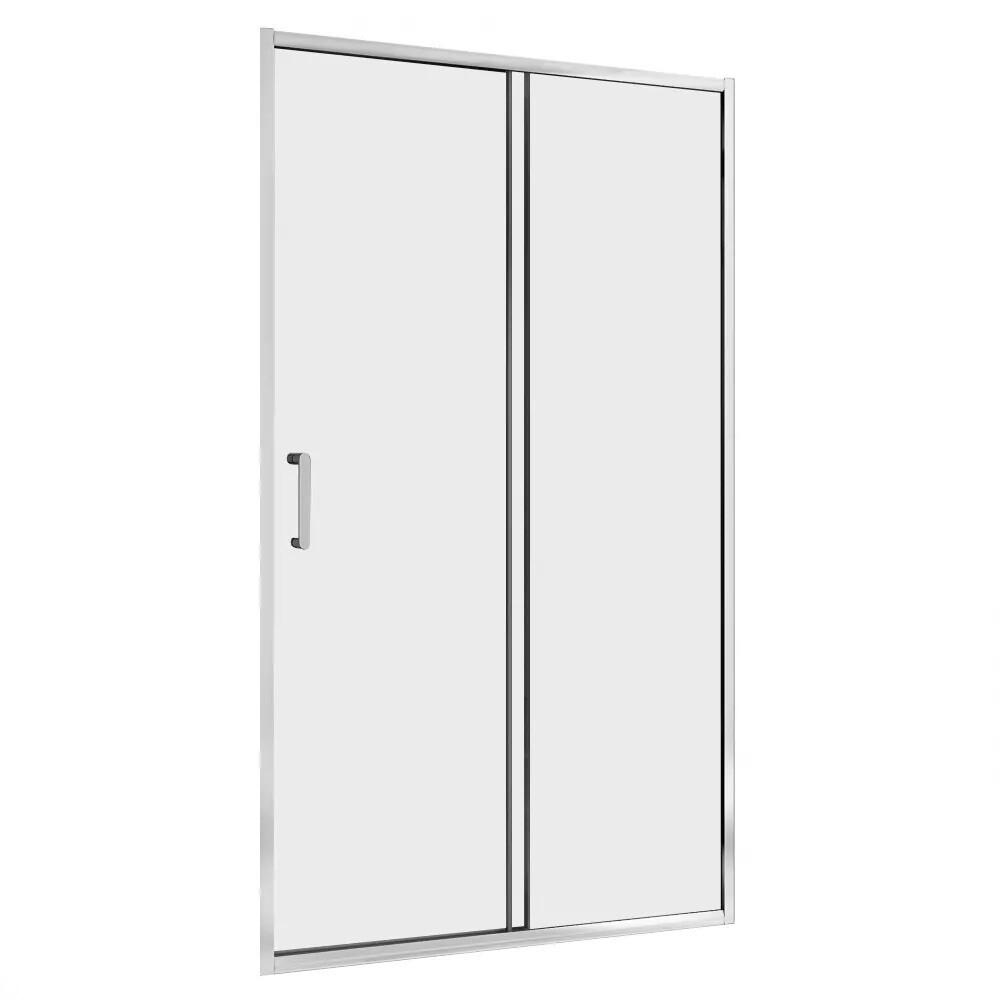 original-15220.jpg Душевая дверь Abber стекло прозрачное 140х190 см профиль хром 5 мм раздвижная (AG301405) — изображение 1