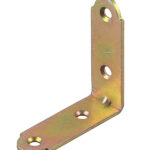 Уголок узкий оцинкованный 50х50х17х2 мм с желтой пассивацией