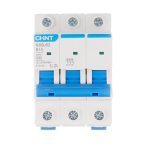 Автоматический выключатель модульный Chint NXB-63 3P 10А тип B 6 кА 400 В (814195)