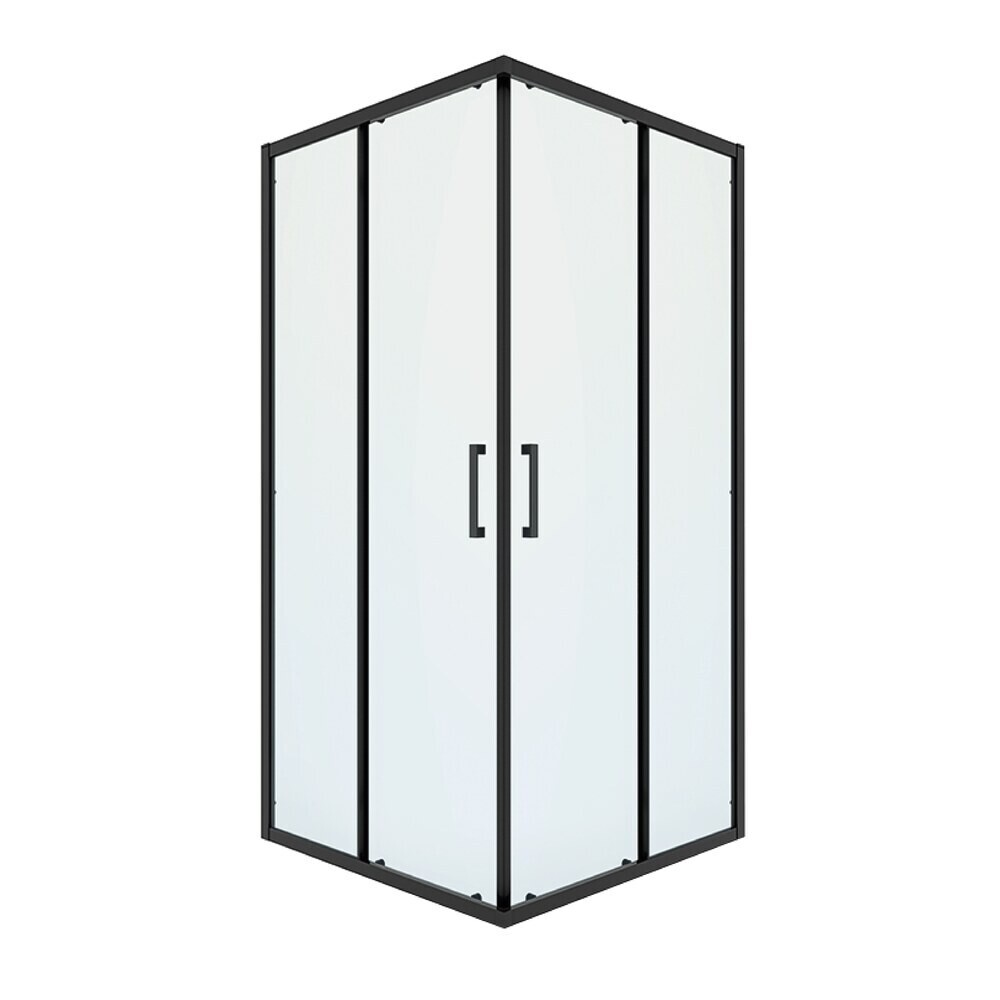 original-1584.jpg Душевой уголок Ulitka Safari графит 90х90х195 см квадрат стекло прозрачное 6 мм (74104174) — изображение 1