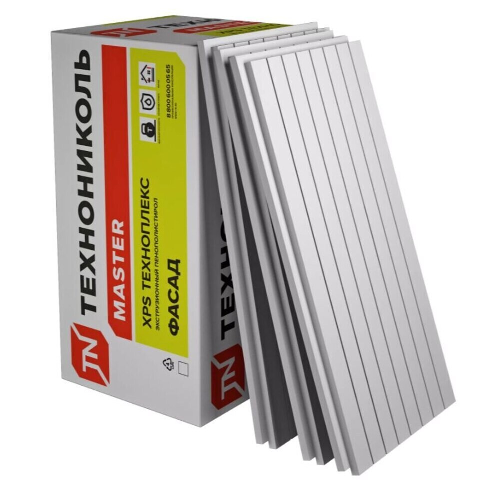 original-16027.jpg Экструдированный пенополистирол Технониколь Техноплекс Фасад 50х580х1180 мм 5,48 кв.м — изображение 1