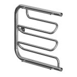 Полотенцесушитель водяной MyFrea 500х600 мм фокстрот с боковым подключением 500 мм с полкой хром