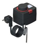 Сервопривод с электронным термостатом 5-90°С и дисплеем Flamco MFR нормально закрытый 220 В (A66341.37)