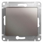 Выключатель Systeme Electric Glossa одноклавишный встраиваемый платина (GSL001211)