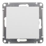 Выключатель Systeme Electric AtlasDesign одноклавишный встраиваемый белый (ATN000111)