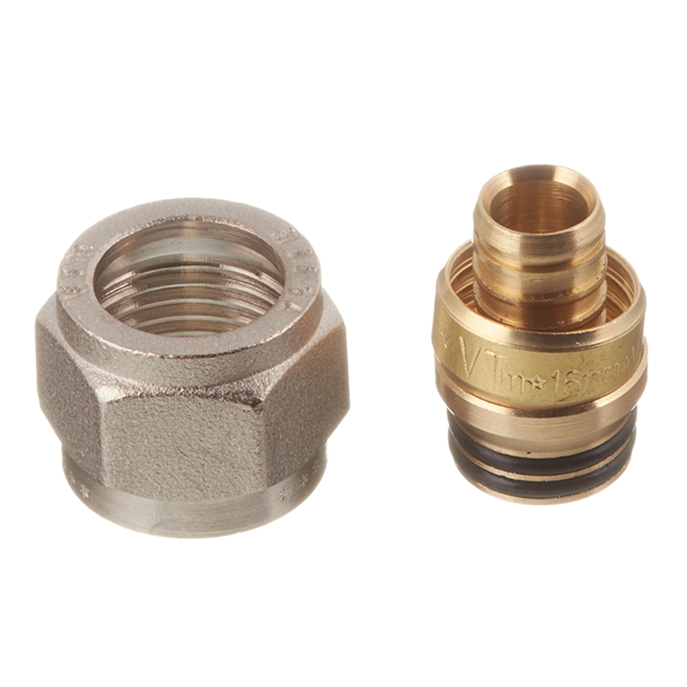 original-16801.jpg Соединитель коллекторный VALTEC (VTc.709.N.1604) 16х2 обж(ц) для Pex трубы — изображение 1