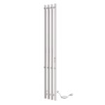 Полотенцесушитель электрический Indigo Style 1200х182 мм 65 Вт с терморегулятором белый матовый