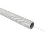 Труба гофрированная ПВХ 50 мм КМ легкая с зондом серая (15 м) (Б0060609)