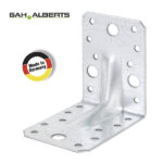 Уголок крепежный усиленный оцинкованный 90х90х65х2.5 мм GAH ALBERTS