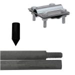 Электрод заземления безмуфтовый 1500х20 мм Ezetek ZN-3 (2 шт.) (60320)