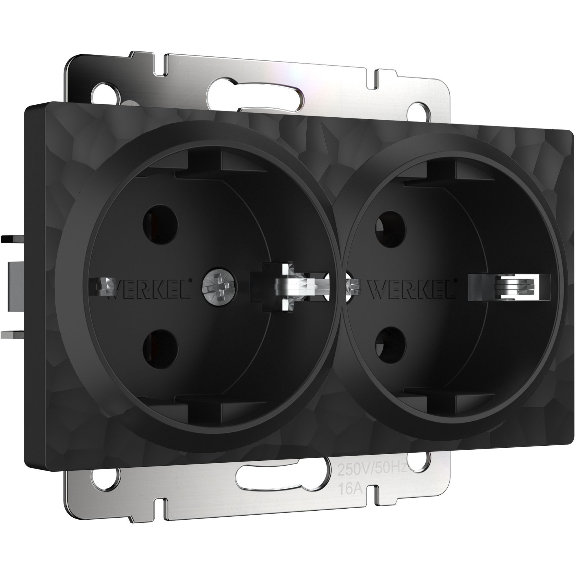 original-17211.jpg Розетка Werkel встраиваемая черная (a052050) — изображение 1