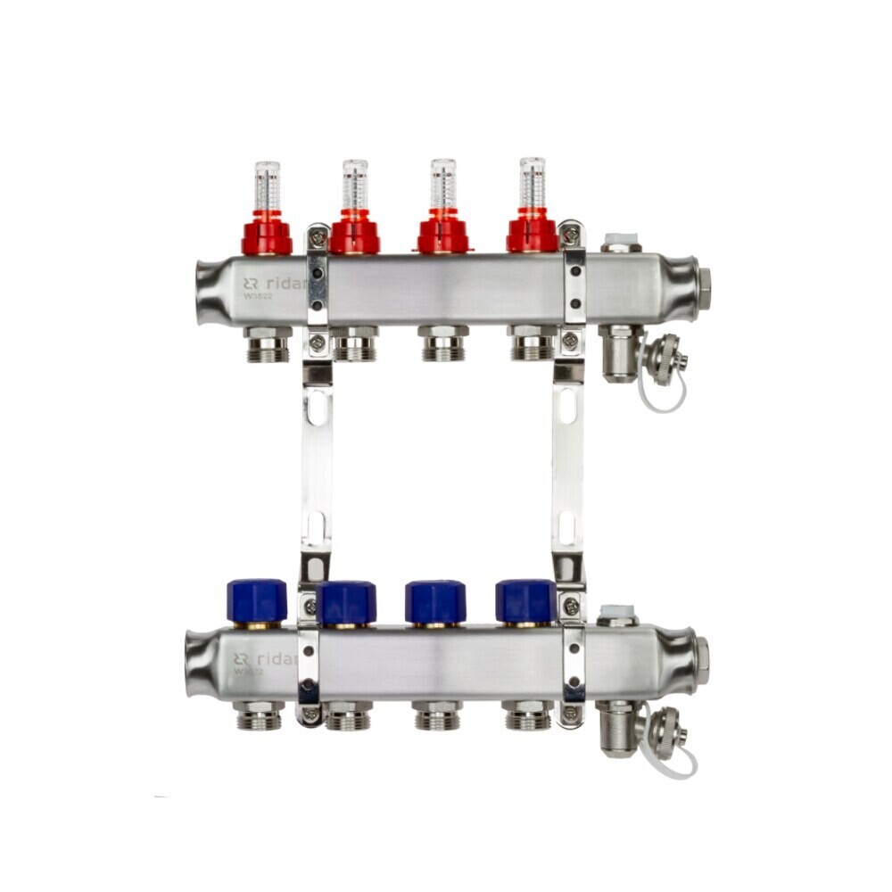 original-17292.jpg Коллекторная группа с расходомерами Ридан SSM-11RF 1 ВР(г) х 11 выходов 3/4 НР(ш) ЕК х 1 ВР(г) — изображение 1