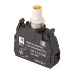 Лампа сменная EKF PROxima ХВ4 10х32х39 мм 24 В IP40 с основанием пластиковая желтая (XB4-ESL-Y)