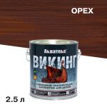 Антисептик Акватекс Викинг декоративный для дерева орех 2,5 л