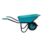 Тачка садово-строительная одноколесная РВ Пласт 120 л 180 кг ударопрочная усиленная морозостойкая (273)