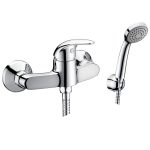 Смеситель для душа без излива WasserKraft Isen хром с лейкой однорычажный (2602)