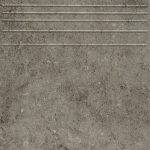 Клинкерная ступень Керамин Вермонт 2 серая 298х298х8 мм (15 шт.=1,33 кв.м)