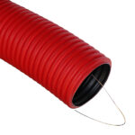 Труба двустенная гофрированная ПНД/ПВД d63/52 мм SN6 с протяжкой м.п.