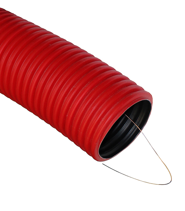 original-18345.jpg Труба двустенная гофрированная ПНД/ПВД d63/52 мм SN6 с протяжкой м.п. — изображение 1