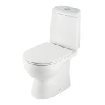 Унитаз-компакт Santek Остин с горизонтальным выпуском с сиденьем дюропласт микролифт белый (1.WH30.2.419)