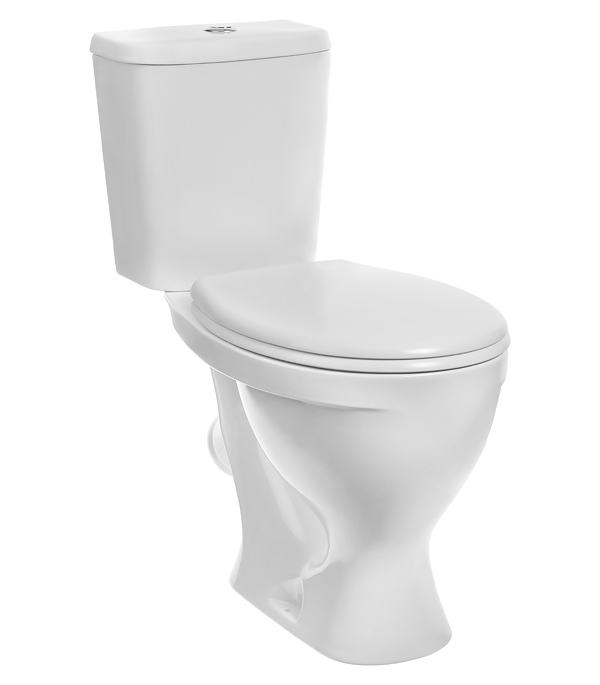 original-19410.jpg Унитаз-компакт Sanita Формат с косым выпуском с сиденьем пластик белый (WC.CC/Format/1-P/WHT.G/S1) — изображение 1