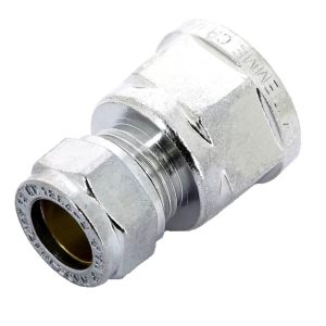 Соединитель прямой Tiemme 12 обж(ц) х 1/2 ВР(г) (1130059)