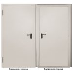 Дверь противопожарная Промет ДП-EIS-60 глухая левая серый RAL 7035 850х2050 мм