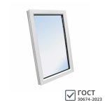 Пластиковое окно VEKA WHS 60 1160х800 мм 1 створка глухая с одним стеклом