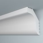 Плинтус потолочный из пенополистирола 20х25х2000 мм под натяжной потолок Плинтэкс C20/25