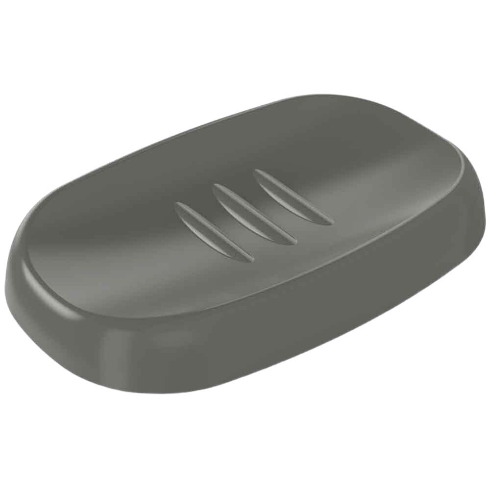 original-19957.jpg Мыльница для ванной Econova Scandi настольная пластик серая — изображение 1