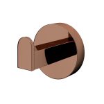 Крючок для ванной WasserKraft Asphe 7700 одинарный на шуруп металл золото (K-77723)