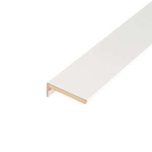 Наличник телескопический Классик Нова 2 70х8х2140 мм ПВХ эмалит белый прямой (1 шт.)