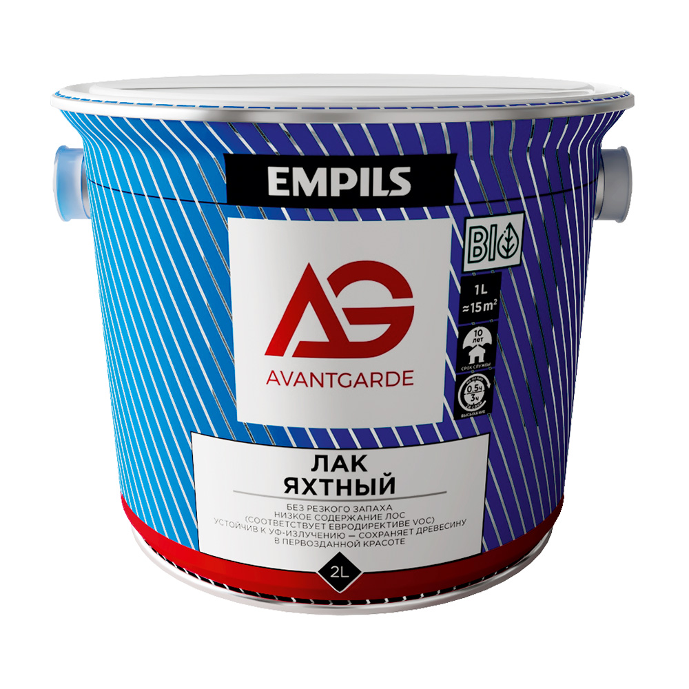 original-20109.jpg Лак яхтный Empils AvantGarde бесцветный 2 л полуматовый — изображение 1