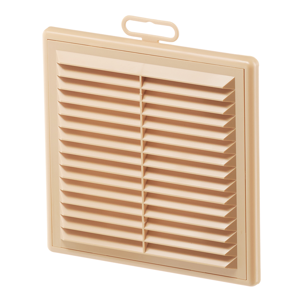 original-20231.jpg Решетка вентиляционная пластиковая приточно-вытяжная Era Р 150х150 мм с сеткой бежевая — изображение 1