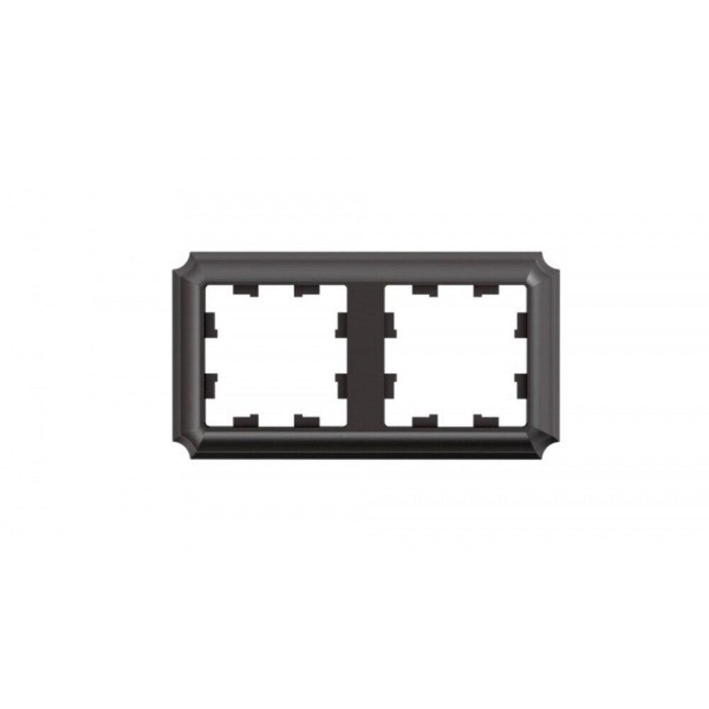 original-20417.jpg Рамка Systeme Electric AtlasDesign Antique двухместная мокко (ATN100602) — изображение 1