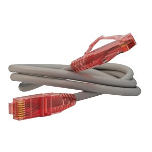 Патч-корд компьютерный Hyperline RJ45 CAT5е (10 м) серый (42306)