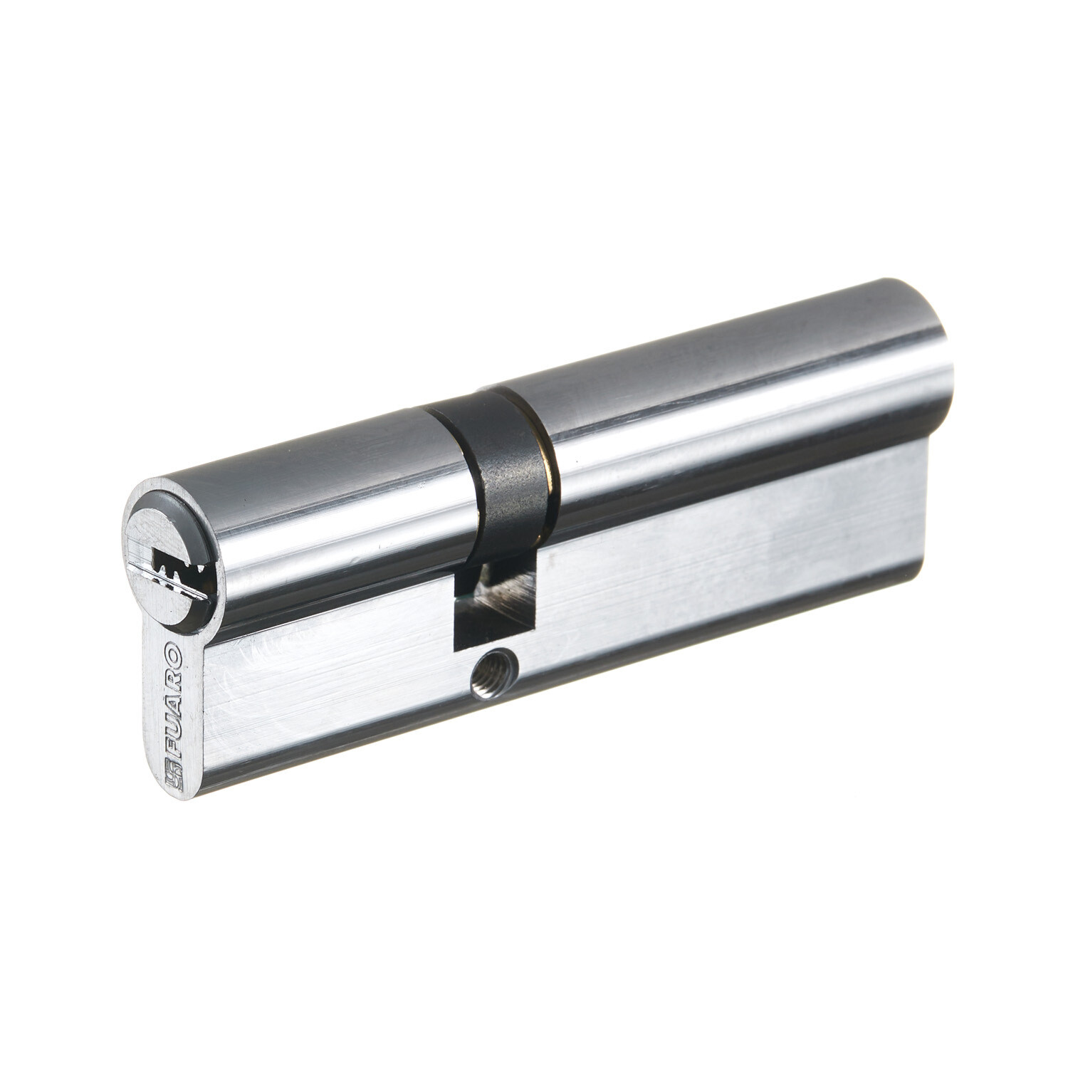 original-21101.jpg Цилиндр Fuaro R600 90 55х35 мм ключ/ключ хром — изображение 1