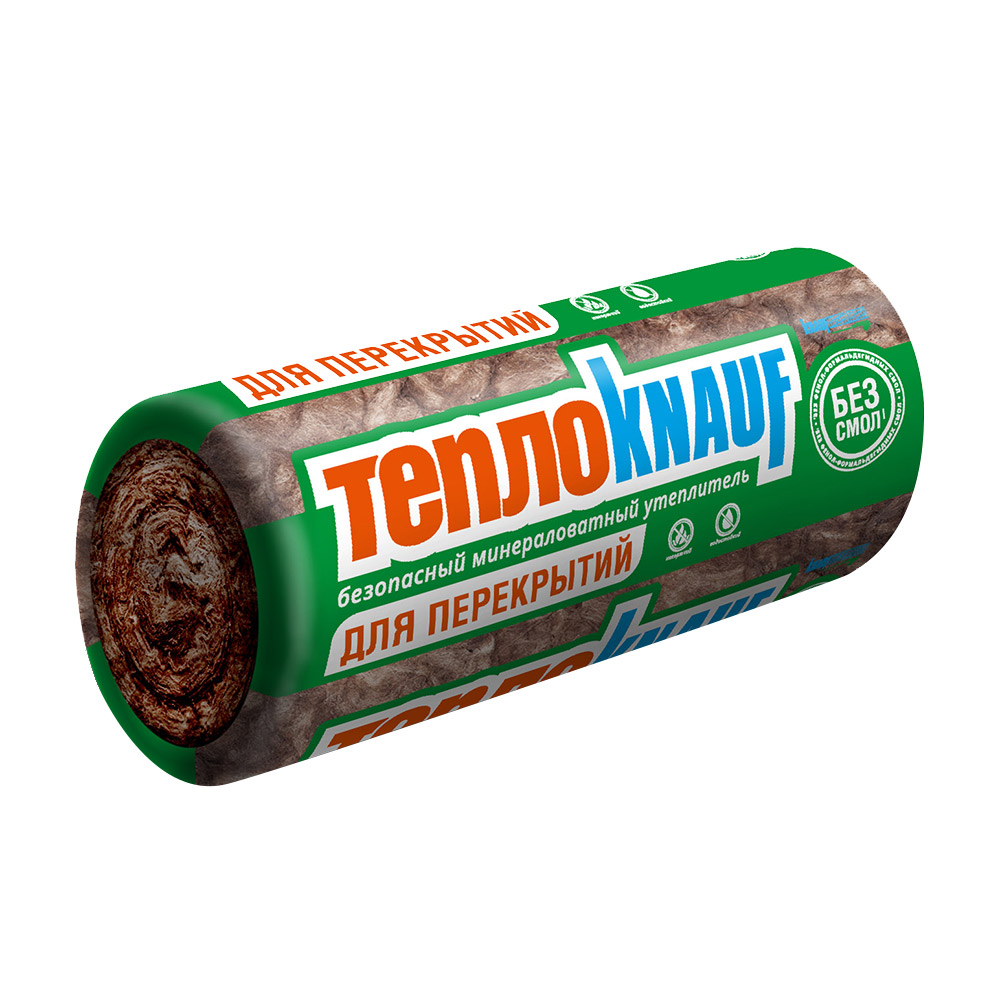 original-21143.jpg Утеплитель ТеплоKnauf для Перекрытий 50х1220х7380 мм 18 кв.м (2 мата в упаковке) — изображение 1