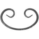 Фигурный элемент для забора декоративный Барашек-1 125х85 мм