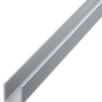 Профиль алюминиевый U-образный 15х15х15х1,5х1000 мм анодированный