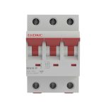 Автоматический выключатель модульный DKC Yon Max MD63N 3P 20А тип C 6 кА 400 В (MD63N-3PC20)