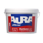Краска моющаяся Aura Interior Mattlatex база TR бесцветная 9 л