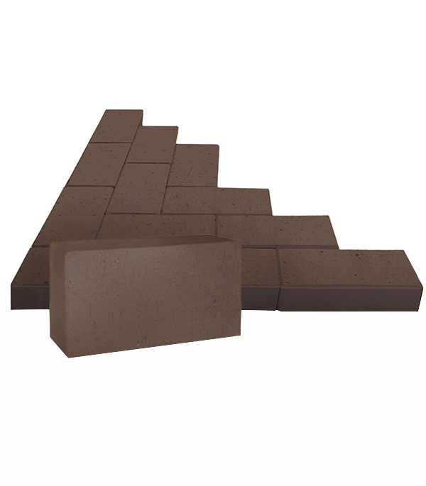original-2147.jpg Плитка тротуарная клинкерная Мюнхен 200х100х50 мм коричневая — изображение 1