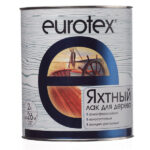 Лак алкидно-уретановый яхтный Eurotex бесцветный 2 л глянцевый