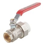 Кран шаровой латунный Valtec 20 мм х 1/2 ВР(г) для полипропиленовых труб с полусгоном (VTp.742.0.02004)