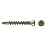 Саморезы для массивной доски 25x3,2 мм желтые (500 шт.)