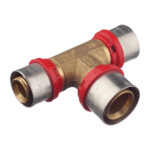 Тройник Tiemme 26(пресс) х 32(пресс) х 26(пресс)