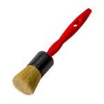 Кисть круглая натуральная щетина пластиковая ручка Wenzo Pro d35 мм для эмалей и лаков на алкидной основе