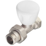 Клапан регулирующий Tiemme 1/2 НР(ш) х 1/2 ВР(г) для радиатора (3220003/3260043)