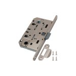 Замок врезной AGB Mediana для межкомнатной двери под фиксатор никель